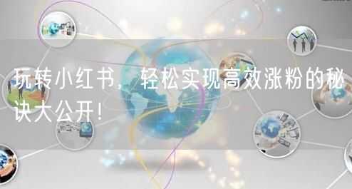 玩转小红书，轻松实现高效涨粉的秘诀大公开！