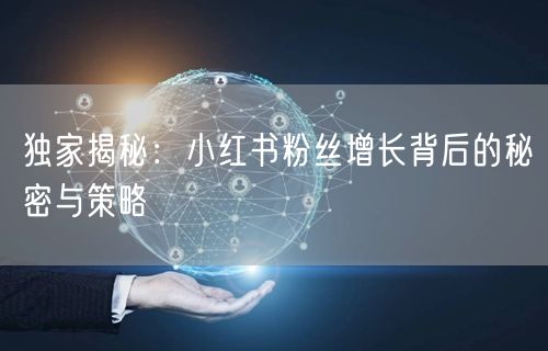 独家揭秘:小红书粉丝增长背后的秘密与策略