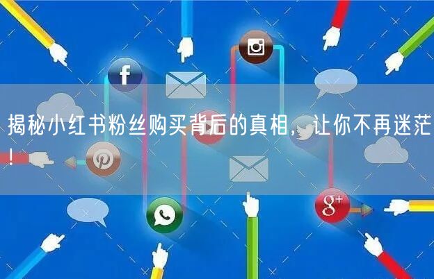 揭秘小红书粉丝购买背后的真相,让你不再迷茫!
