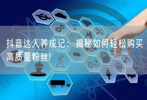 抖音达人养成记:揭秘如何轻松购买高质量粉丝!