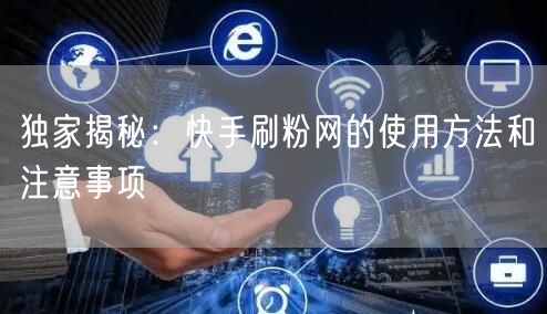 独家揭秘:快手刷粉网的使用方法和注意事项