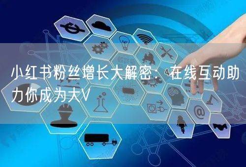 小红书粉丝增长大解密:在线互动助力你成为大V