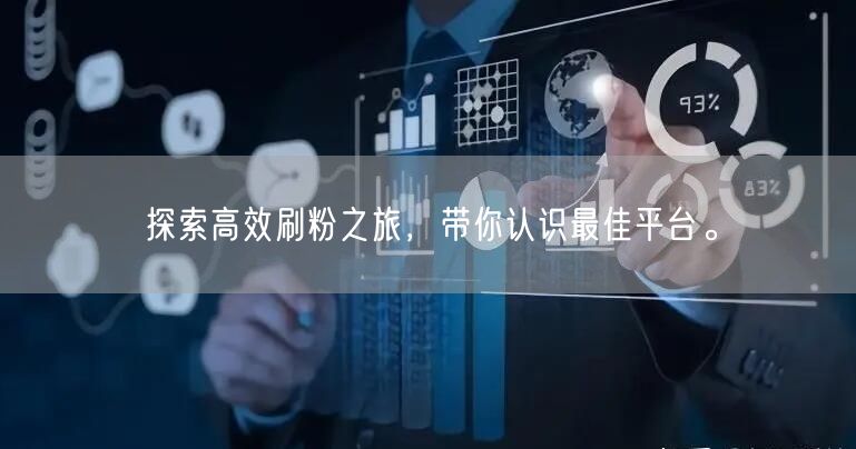探索高效刷粉之旅,带你认识最佳平台。