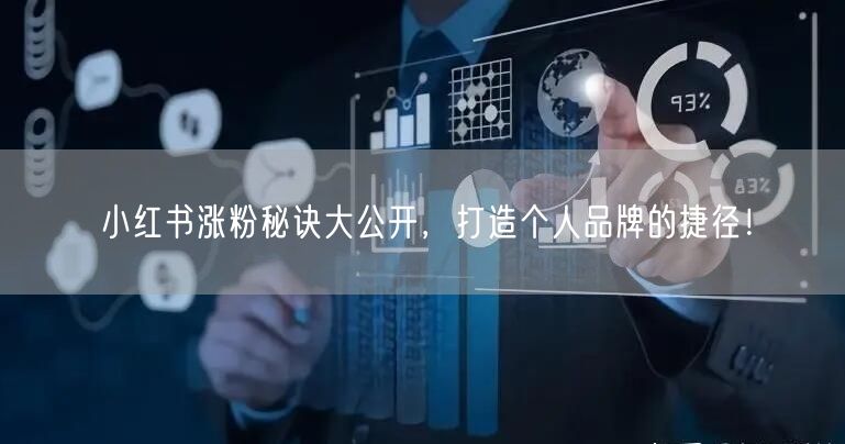 小红书涨粉秘诀大公开,打造个人品牌的捷径!