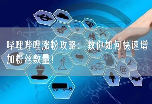 哔哩哔哩涨粉攻略：教你如何快速增加粉丝数量！
