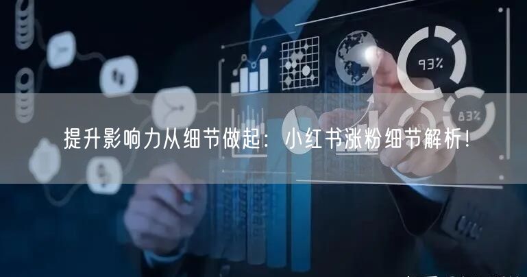 提升影响力从细节做起：小红书涨粉细节解析！