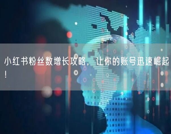 小红书粉丝数增长攻略,让你的账号迅速崛起!
