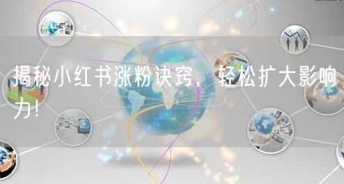 揭秘小红书涨粉诀窍,轻松扩大影响力!