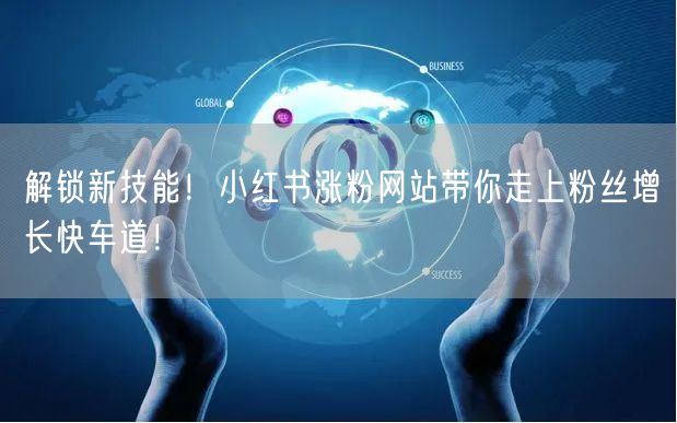 解锁新技能！小红书涨粉网站带你走上粉丝增长快车道！
