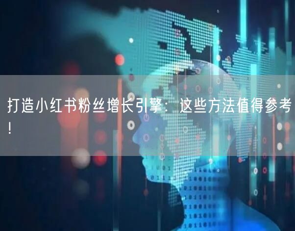 打造小红书粉丝增长引擎：这些方法值得参考！