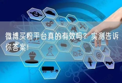 微博买粉平台真的有效吗?实测告诉你答案!