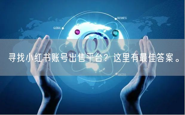 寻找小红书账号出售平台?这里有最佳答案。