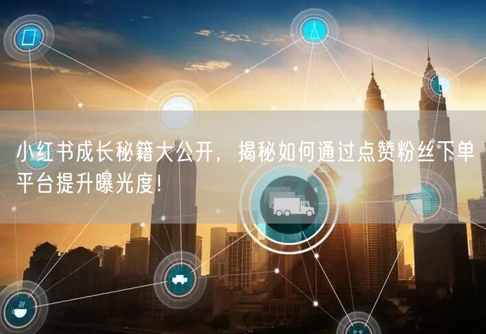 小红书成长秘籍大公开，揭秘如何通过点赞粉丝下单平台提升曝光度！