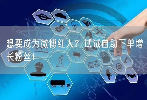 想要成为微博红人?试试自助下单增长粉丝!