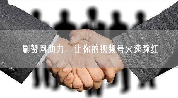 刷赞网助力,让你的视频号火速蹿红