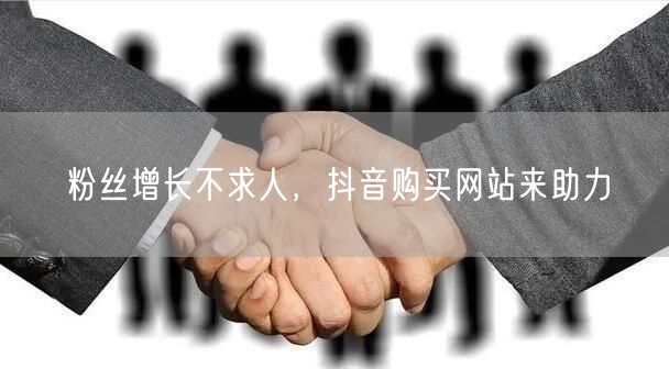 粉丝增长不求人,抖音购买网站来助力