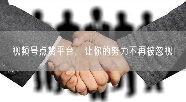 视频号点赞平台,让你的努力不再被忽视!