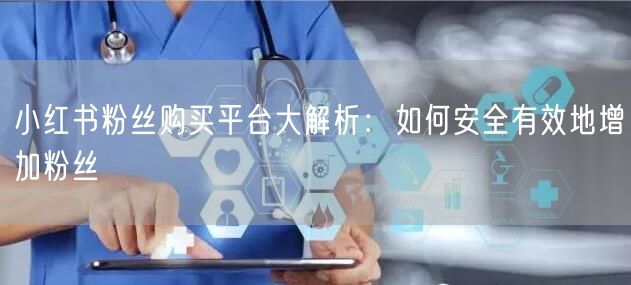 小红书粉丝购买平台大解析：如何安全有效地增加粉丝