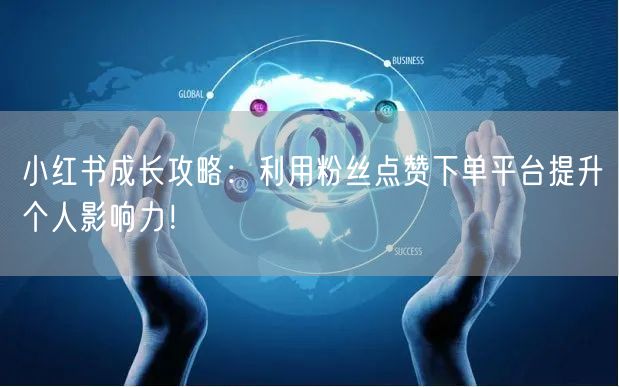 小红书成长攻略:利用粉丝点赞下单平台提升个人影响力!