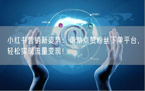 小红书营销新姿势:借助点赞粉丝下单平台,轻松实现流量变现!