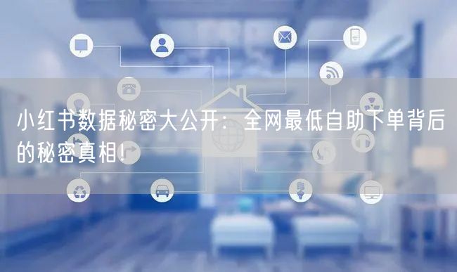 小红书数据秘密大公开:全网最低自助下单背后的秘密真相!