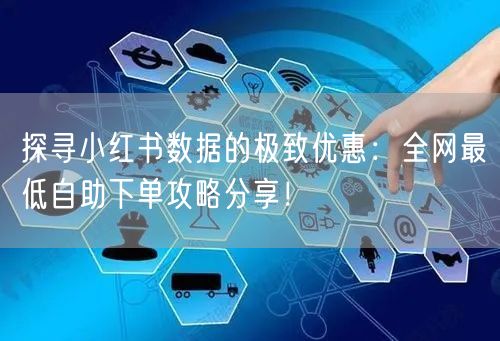 探寻小红书数据的极致优惠:全网最低自助下单攻略分享!
