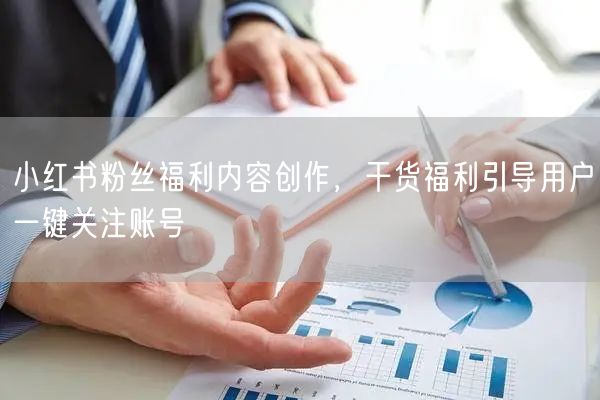 小红书粉丝福利内容创作，干货福利引导用户一键关注账号