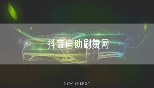 抖音自助刷赞网