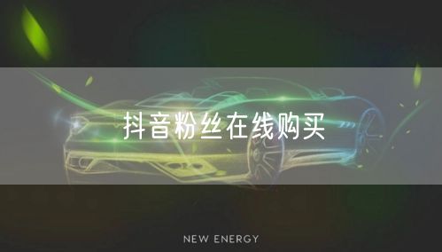 抖音粉丝在线购买