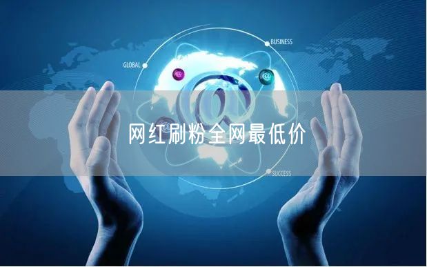 网红刷粉全网最低价