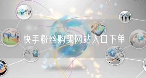 快手粉丝购买网站入口下单