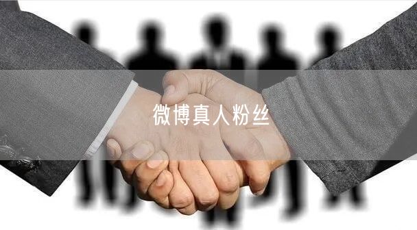微博真人粉丝