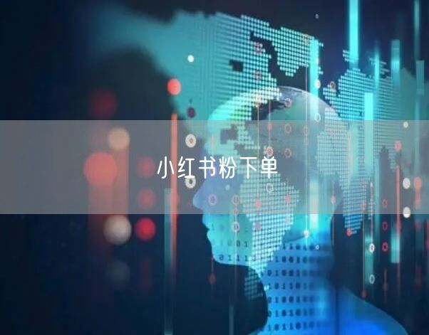 小红书粉下单