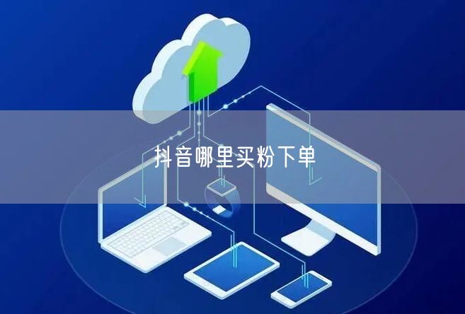 抖音哪里买粉下单