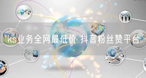 ks业务全网最低价 抖音粉丝赞平台