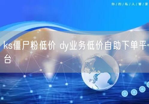 ks僵尸粉低价 dy业务低价自助下单平台