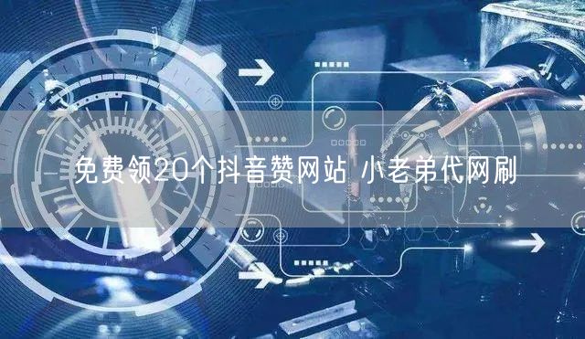 免费领20个抖音赞网站 小老弟代网刷