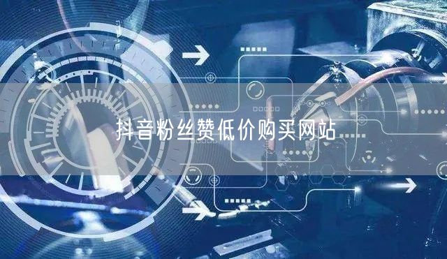 抖音粉丝赞低价购买网站
