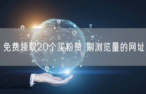 免费领取20个买粉赞 刷浏览量的网址