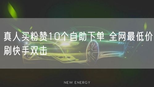 真人买粉赞10个自助下单 全网最低价刷快手双击